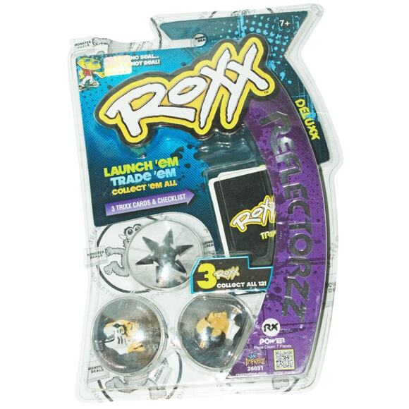 6 Pack Lot - Vintage Roxx Reflector 3d Collectible Reflection Game Disc Toy 2012 - Picture 9 of 9